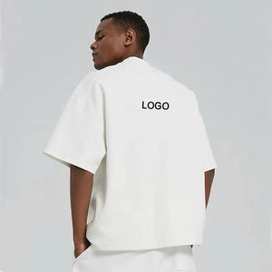 T-shirt homme 100% coton biologique lourd de haute qualité, t-shirt Ringer bio durable pour homme, coton pur, logo personnalisé - Product Image 3