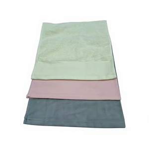 Serviettes en coton personnalisées avec logo, vente en gros, prix bas, grammage élevé, douces et lisses, séchage rapide, qualité hôtelière, couleur unie - Product Image 2