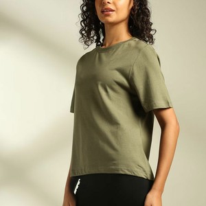 Custom Printed Design New Article Women Crop <b>Top</b> T-Shirt Street Wear Trendy Outfit Look 100% Polyester Customized Ladies Tee OEM - Product Image 3