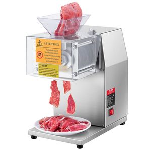 Máquina Cortadora de Carne Comercial de 850W, Acero Inoxidable, Cuchilla Desmontable de 5 mm de Grosor, Rebanadora de Carne de 551 lb/h - Product Image 1