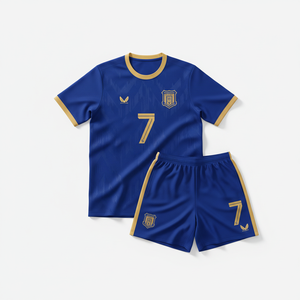 Uniforme de Fútbol Personalizado con Impresión Digital |   Conjunto de Jersey Deportivo de Manga Corta, Transpirable y de Secado Rápido, 100% Poliéster, OEM - Product Image 6