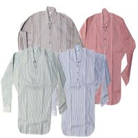 Camisas de Vestir para Hombre Hechas a Mano con Tela de Sarga 100% Algodón, con Etiqueta de Logotipo Personalizado, Manga Larga Casual para Invierno