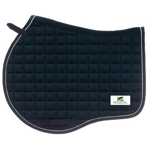 Tapis de selle pour chevaux de haute qualité, couche extérieure en micromesh et rembourrage en mousse polyéthylène pour une respirabilité supérieure, tout usage. - Product Image 6