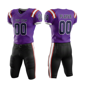 Camiseta de Fútbol Personalizada al por Mayor para Adultos y Jóvenes, Camiseta de Fútbol Lisa de Malla de Poliéster, Camisetas de Fútbol Americano para Hombre, Ropa Deportiva para Equipos - Product Image 1