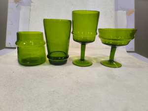 Gobelet à boire en verre artisanal texturé à bulles unique - Product Image 6