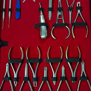 Juego de 18 Instrumentos Dentales de Ortodoncia Básica de Acero Inoxidable de Alta Calidad, Kit Compuesto con Certificación CE de Grip Surgical - Product Image 6