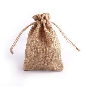 Organic Jute Fabric <b>Small</b> Jewelry Bags for Eco <b>Packaging</b> of Rings Necklaces and Accessories - Product Image 5