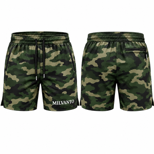 Navy Custom <b>Camo</b> Athletic <b>Shorts</b> <b>Men</b> High Quality Quick Dry Breathable Moisture Wicking Gym Workout Training Sports <b>Shorts</b> - Product Image 3