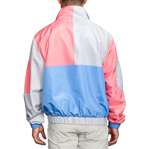 Chaqueta Safari con Capucha y Cierre de Cremallera para Hombre, Diseño Color Block, Impermeable, Ecológica, Resistente al Viento, Estilo Deportivo, Poliéster, para Invierno y Actividades al Aire Libre - Product Image 2