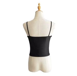 Haute qualité nouvelle mode femmes côtelé débardeur haut court sans manches OEM respirant vêtements actifs séchage rapide extensible capable personnalisé - Product Image 3