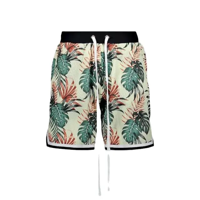 Iota Sports Best Quality Custom Streetwear Clothing Wholesale Floral Basketball Shorts For Men 2021 Best Selling Floral Shorts