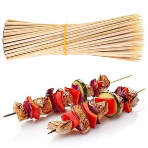Premium Bamboo <b>Skewers</b> for BBQ Cocktail Party Eco Friendly Wooden Kebab Sticks - Product Image 1