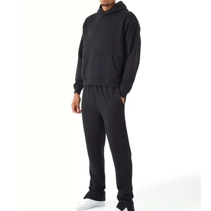 Nuevo Conjunto Deportivo de 2 Piezas para Hombre, Sudadera con Capucha, Informal, de Alta Calidad, 100% Algodón, Transpirable, Ropa Deportiva de Invierno, Pakistán - Product Image 4