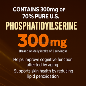 Capsules de rappel du cerveau de phosphatidylsérine pour la mémoire focale et la clarté mentale - Product Image 3