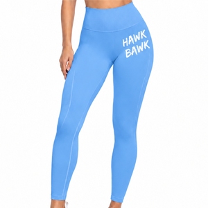 Leggings ajustés taille haute pour femme, extensibles, toucher fluide, flexibles, sculptent la silhouette, design épuré des jambes, confort taille, style actif - Product Image 1