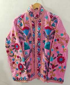 เสื้อแจ็คเก็ตวาร์ซิตี้ลายเสือดาวสุดหรู ปักมือสไตล์โบโฮ ผ้าควิลท์ แห้งเร็ว สีสันสดใส วินเทจ ผ้าฝ้าย ลายชนเผ่า สำหรับผู้หญิง ฤดูหนาว - Product Image 4