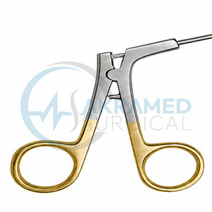 Pinzas Frontales Giraffe para Senos Paranasales, 45 Grados, Mandíbulas de 3.5mm, Instrumento Quirúrgico ENT FESS, Acero Inoxidable con Certificación CE - Product Image 4