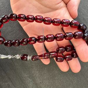 Cuentas de cuerno de búfalo talladas a mano hechas a medida para diseñadores y Tiendas de Cuentas Rosario islámico OEM por Falak World Export - Product Image 1