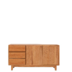 Aparador de Diseño de Lujo con 2 Puertas + 3 Cajones, Mueble de Almacenamiento para Sala de Estar, Aparador para Decoración del Hogar - Product Image 5