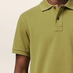 Polo homme slim fit à manches courtes, confortable et respirant, col rabattu / Chemise à prix d'usine, polo uni personnalisé - Product Image 3