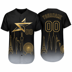 ชุดเบสบอลสไตล์อเมริกันแบบใหม่ เสื้อทีมสั่งทำขายส่ง ชุดเบสบอลขายดี เสื้อซับลิเมชั่นแบบสั่งทำส่วนตัว - Product Image 5