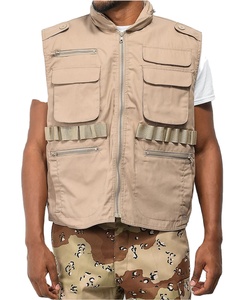 Chaleco de caza táctico transpirable de lona impermeable hecho a medida para adultos, diseño de impresión sólida para la temporada de invierno - Product Image 1