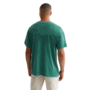 Custom Logo Men Heavyweight Knitted 100% Cotton T-Shirt Prime Quality O-neck Blank Breathable Anti-wrinkle Quick Dry Solid - Product Image 4