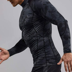 เสื้อคอมเพรสชั่นผู้ชาย ดีไซน์ล่าสุดจากผู้ผลิตปากีสถาน ผลิตจากผ้าสแปนเด็กซ์และโพลีเอสเตอร์ - Product Image 3