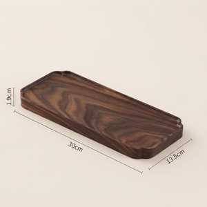 Bandejas de Almacenamiento de Madera y Bambú al por Mayor Directo de Fábrica, Rectangulares, Aptas para Lavavajillas, Pulimentadas, Modernas, de Lujo, para Joyería, Baño y Vajilla - Product Image 1