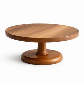 New Trending Natural Mango Wood Finished Cake Stand Top Selling Design Round Shape Cake Display Stand for Home Decorations - Product Image 4