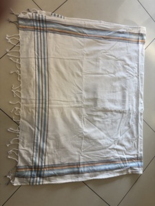 Toalla Kikoy de Algodón con Rayas de Felpa de un Solo Lado, de Secado Rápido, Jacquard, para Deportes/Playa/Viajes, Uso en Todas las Estaciones - Product Image 6