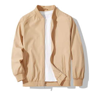Comfortable Elegant Look Men Bomber Jacket Windproof <b>Warm</b> For Winter Long Sleeves Bomber Jacket For Men - Product Image 1