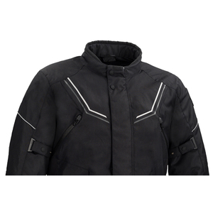 Veste de moto pour homme adulte KEVEN IMPEX en Cordura noir, personnalisée, imperméable, respirante, coupe-vent, manches longues - Product Image 6