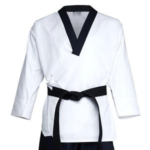 Uniforme d'école de Taekwondo, Académie d'arts martiaux, Dobok en polyester et coton, Kit d'entraînement pour instructeurs, Fournisseur de vêtements de sport sur mesure OEM - Product Image 4