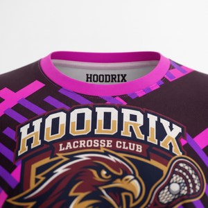 Custom Sublimated Lacrosse Practice Shooter Shirt Breathable Polyester Long Sleeve Team Training Jersey OEM ODM Factory Price - Product Image 4
