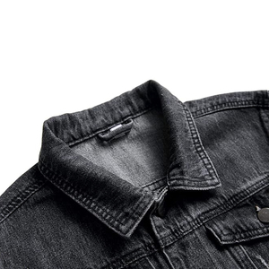 <b>Mens</b> Durable Denim Jacket Regular Fit High Quality Blue <b>Jean</b> for Casual Wear Outdoor Style Streetwear Eco-Friendly Breathable - Product Image 4