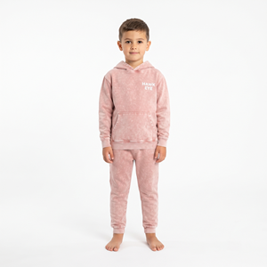 Conjunto Deportivo para Niños, Sudadera con Capucha y Pantalones Jogger, Algodón Lavado con Ácido, Corte Regular, Casual, con Parche Bordado y Diseño de Logotipo Personalizado - Product Image 1
