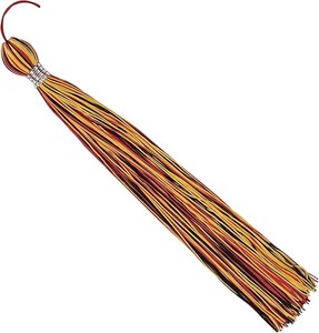 Gorro Fez Masónico Liso - Lana Blanca con Borlas de Varios Colores, Tipo de Tela: 100% Lana, Instrucciones de Cuidado: Lavar Solo a Mano - Product Image 5