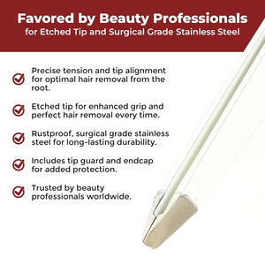 Pinzas Profesionales para Extensión de Pestañas, Acero Inoxidable, OEM, ODM, Alta Calidad, Precisión, Duraderas, Venta al Por Mayor - Product Image 4