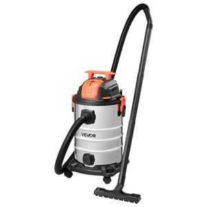 Aspiratore Industriale Wet & Dry da 8 Galloni, 6 HP di Picco, 900W di Potenza in Ingresso, Tubo da 1,25 pollici x 7 piedi, Autopulizia con un Solo Pulsante, Doppio Filtro - Product Image 1