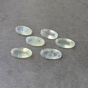 พลอยเพรนไนต์ธรรมชาติทรงรีขนาดใหญ่เจียระไนแล้ว พลอยหลวมสำหรับทำเครื่องประดับ มีทุกขนาด - Product Image 5