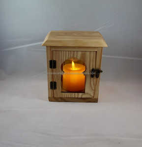 โคมไฟไม้ตกแต่งแสงพร้อมการออกแบบที่เป็นเอกลักษณ์สำหรับตกแต่งสวนในบ้านและงานแต่งงานและปรับแต่งได้ตามต้องการ - Product Image 4