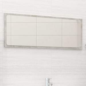 Espejo de baño de madera de ingeniería de 35,4 "x 0,6" x 14,6 "gris hormigón - Product Image 1