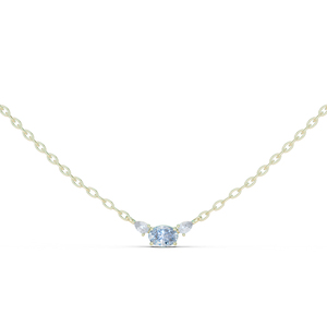 Colgante Moderno de Oro Amarillo de 14K con Diamante Cultivado en Laboratorio de 0.19 Ct, Certificado por IGI, para Mujer |   Ropa de Fiesta |   Diamante Cultivado Nuevo - Product Image 1