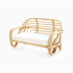 Accesorios para muñecas, sillas de juguete hechas a mano, juego de sillas de ratán para niños, muebles para casa de muñecas - Product Image 6