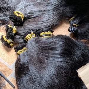 Máquina vietnamita de cabello liso Trama y cabello a granel Punta igual Color natural Proveedor de Vietnam - Product Image 6