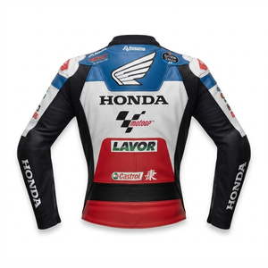 Men’s Zonda Cowhide Leather <b>Racing</b> <b>Jacket</b>/Chaqueta MotoCP Style CE Level 2 Armor Motorcycle Track Riding Protective Gear CE - Product Image 2