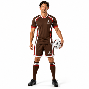 Maillot de football personnalisé 2026 sublimé, haute qualité, respirant, léger, 100 % polyester, sans couture, séchage rapide, fabriqué au Pakistan - Product Image 3