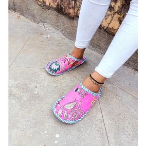 Chaussures d'hiver pour chambre à coucher, pantoufles 100% en coton avec coutures horizontales, pantoufles en tissu de coton pour maison et maison - Product Image 1