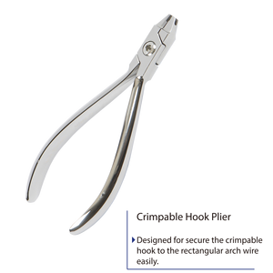 Stainless Steel Dental Pliers Orthodontic Crimpable <b>Hook</b> Plier Dental <b>Tools</b> Orthodontics Instrument - Product Image 3